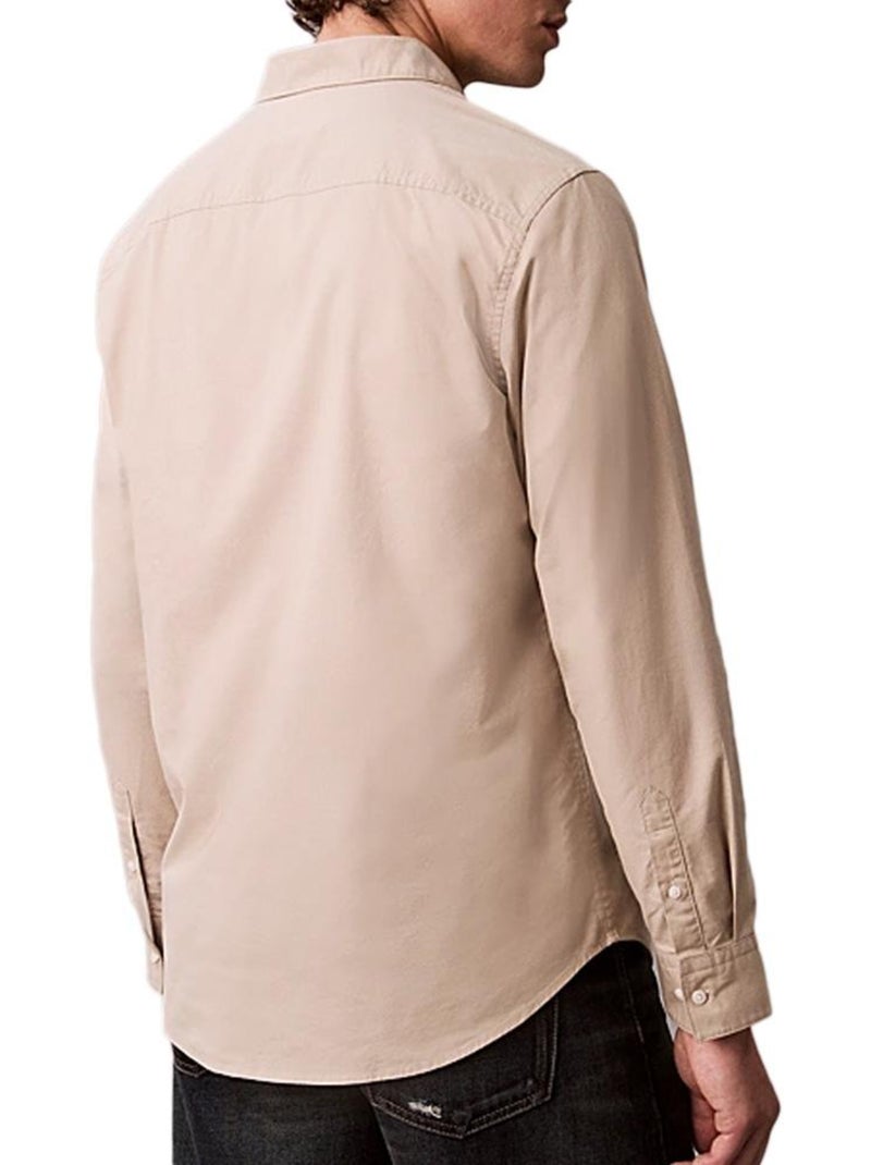 Chemise Homme Calvin Klein Jeans Beige - Kiabi