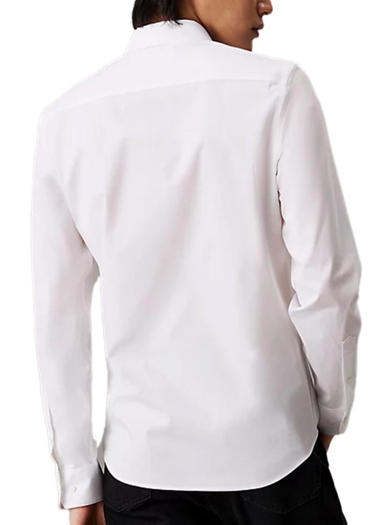 Chemise Homme Calvin Klein Jeans Blanc - Kiabi