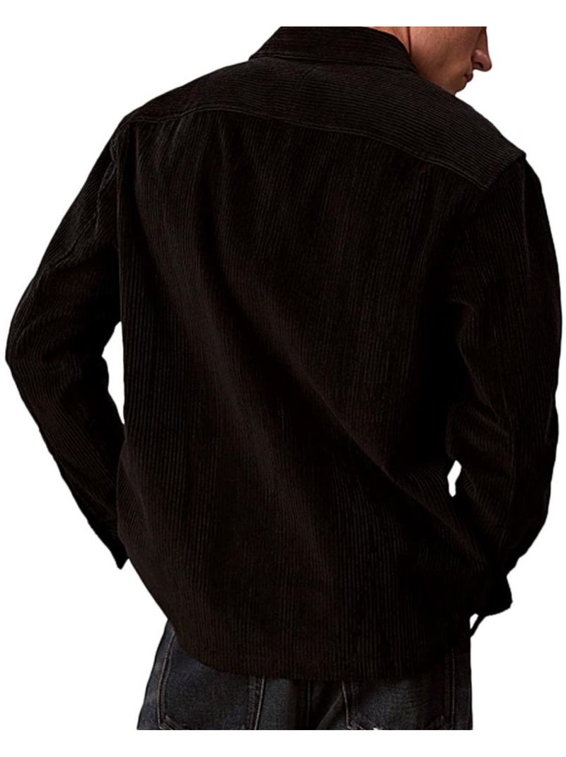 Chemise Homme Calvin Klein Jeans Noir - Kiabi