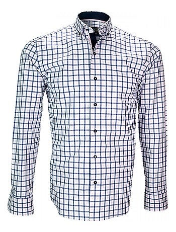 Chemise homme casual coupe cintrée AREZO Emporio balzani Beige , 40