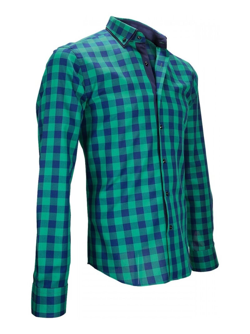 Chemise homme casual coupe cintrée DEVON Andrew Mac Allister Orange - Kiabi