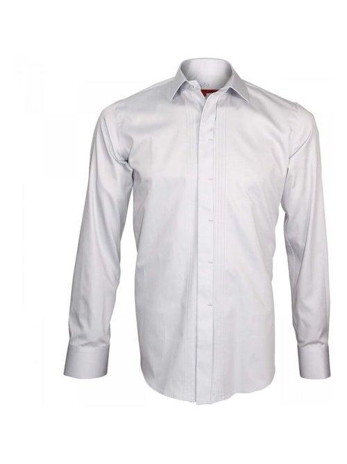 Chemise homme cérémonie coupe cintrée EVENT Andrew Mac Allister Gris , 39 - Kiabi