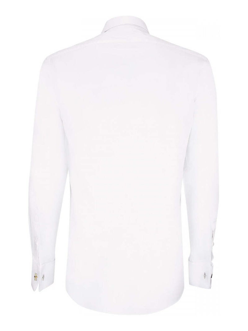 Chemise homme cérémonie mousquetaire coupe cintrée MATCH Andrew Mac Allister Blanc , 40 Blanc - Kiabi