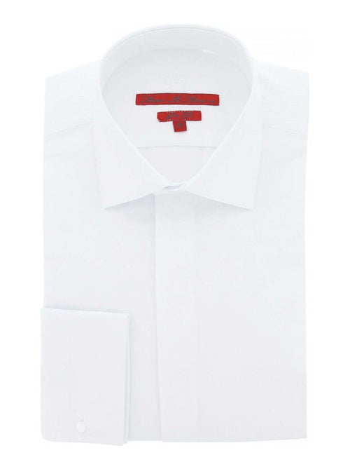 Chemise homme cérémonie mousquetaire coupe cintrée MATCH Andrew Mac Allister Blanc , 40 - Kiabi