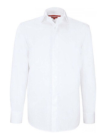 Chemise homme cérémonie tissu armuré coupe cintrée CEREMONY Andrew Mac Allister Bleu , 41