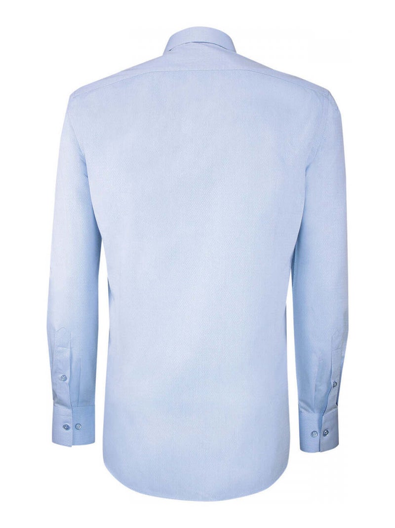 Chemise homme cérémonie tissu armuré coupe cintrée CEREMONY Andrew Mac Allister Bleu , 41 Bleu - Kiabi