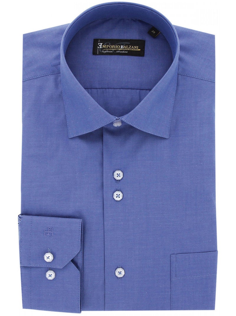 Chemise homme classique business coupe droite AMOS Emporio balzani Blanc , 39 Blanc - Kiabi