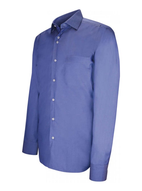 Chemise homme classique business coupe droite AMOS Emporio balzani Bleu ciel , 38 - Kiabi