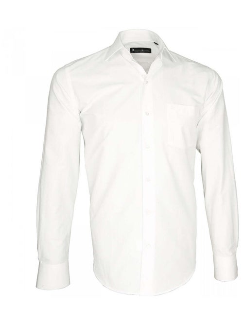Chemise homme classique coupe droite BIANCO Emporio balzani Blanc , 43 - Kiabi