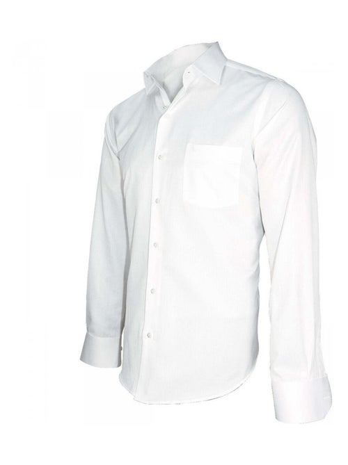 Chemise homme classique coupe droite BIANCO Emporio balzani Blanc , 43 - Kiabi