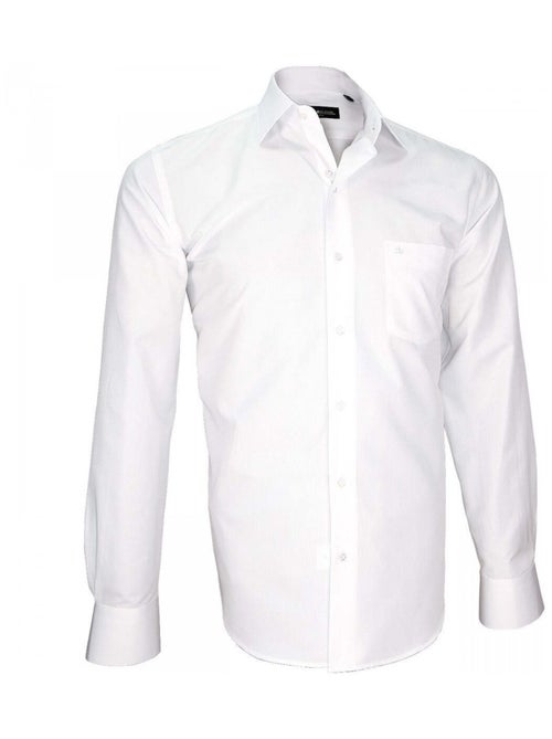 Chemise homme classique coupe droite BIANCO Emporio balzani Blanc , Blanc , 40 - Kiabi