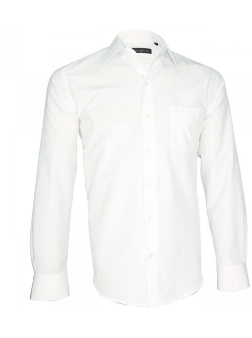 Chemise homme classique coupe droite BIANCO Emporio balzani Blanc , Blanc , 40 - Kiabi