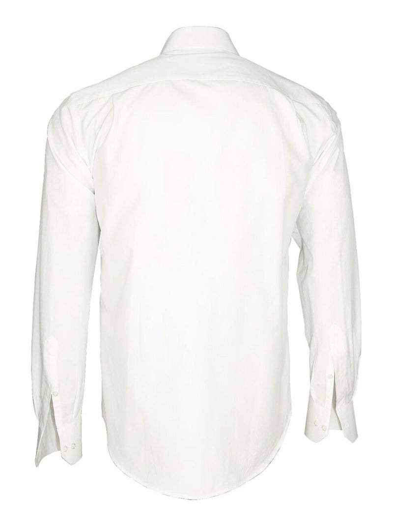 Chemise homme classique coupe droite BIANCO Emporio balzani Blanc , Blanc , Blanc , 41 Blanc Blanc Blanc - Kiabi