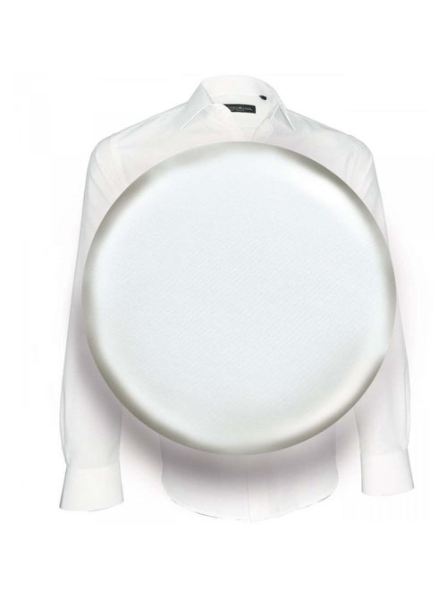 Chemise homme classique coupe droite BIANCO Emporio balzani Blanc , Blanc , Blanc , 41 - Kiabi