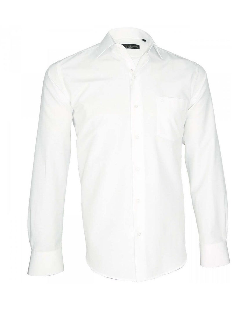 Chemise homme classique coupe droite BIANCO Emporio balzani Blanc Blanc Blanc - Kiabi