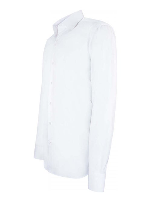 Chemise homme classique coupe droite CLAMICA Emporio balzani Blanc polaire , 43 - Kiabi