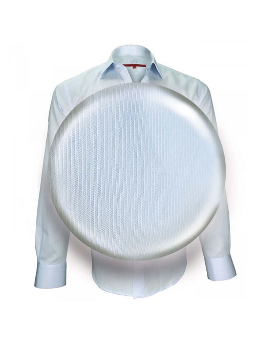 Chemise homme classique coupe droite TRADITION Andrew Mac Allister Bleu , 43 - Kiabi