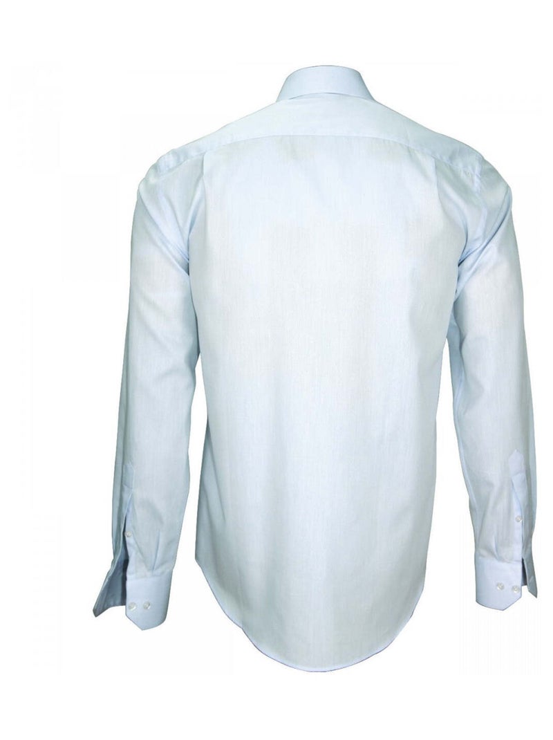 Chemise homme classique coupe droite TRADITION Andrew Mac Allister Bleu - Kiabi