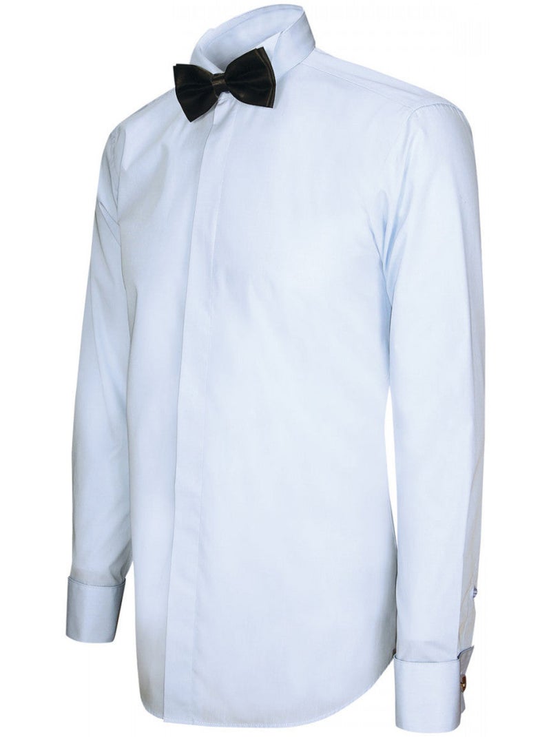 Chemise homme col cassé coupe cintrée PREMIUM Emporio balzani Blanc , 38 Blanc - Kiabi