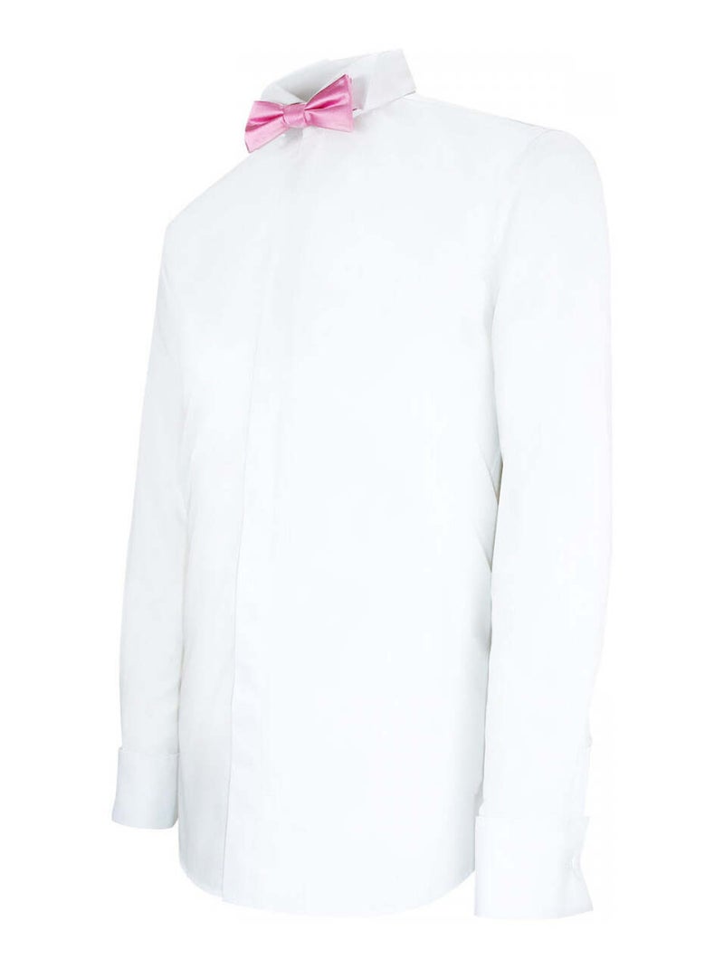 Chemise homme col cassé coupe cintrée PREMIUM Emporio balzani Blanc , 45 Blanc - Kiabi