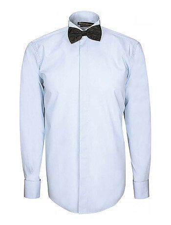 Chemise homme col cassé coupe cintrée PREMIUM Emporio balzani Beige , 39