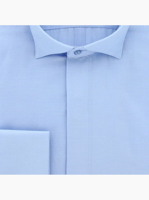 Chemise homme col cassé tissu armuré coupe cintrée CROKEN Andrew Mac Allister - Kiabi Chemise homme col cassé tissu armuré coupe cintrée CROKEN Andrew Mac Allister - Kiabi