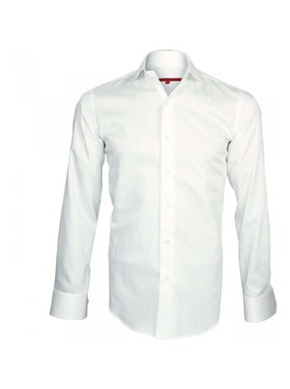 Chemise homme col crocodile coupe cintrée SPARK Andrew Mac Allister Blanc , 41