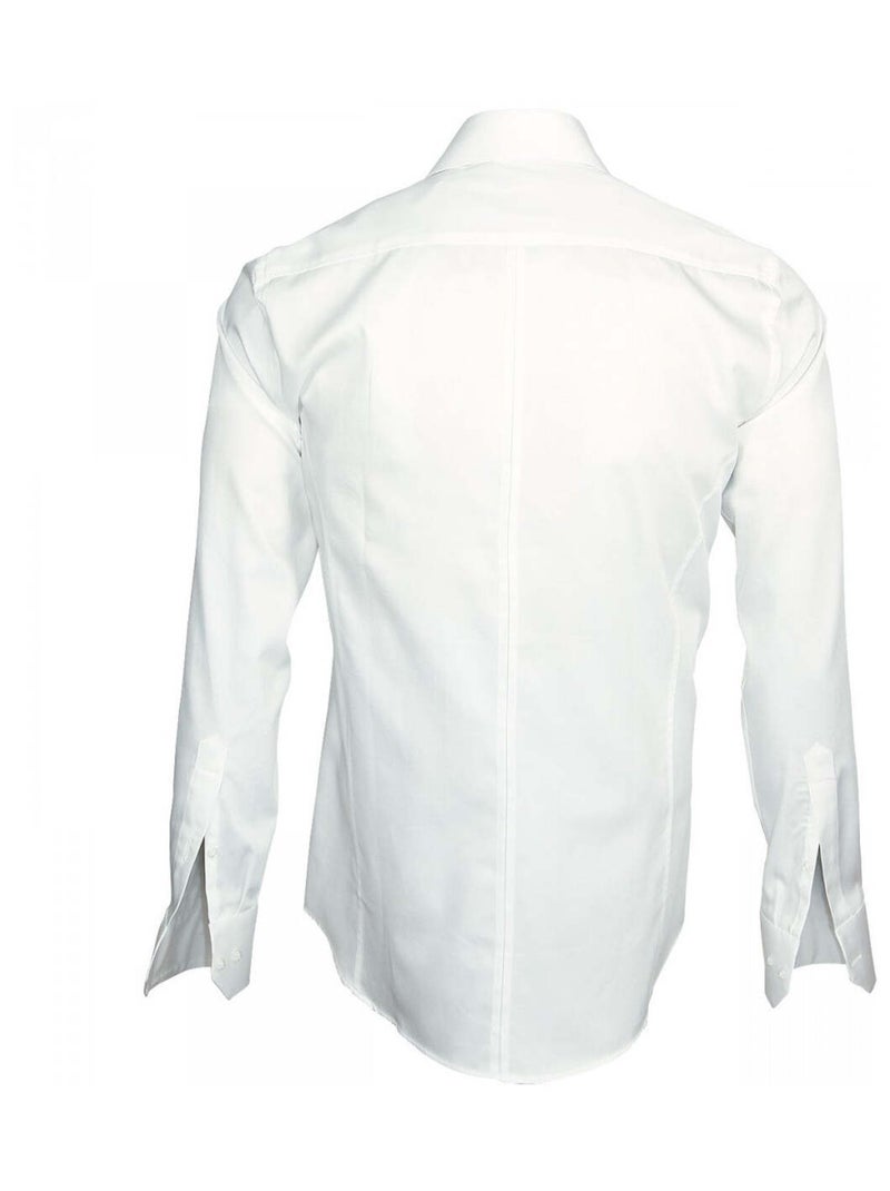 Chemise homme col crocodile coupe cintrée SPARK Andrew Mac Allister Blanc , 41 Blanc - Kiabi