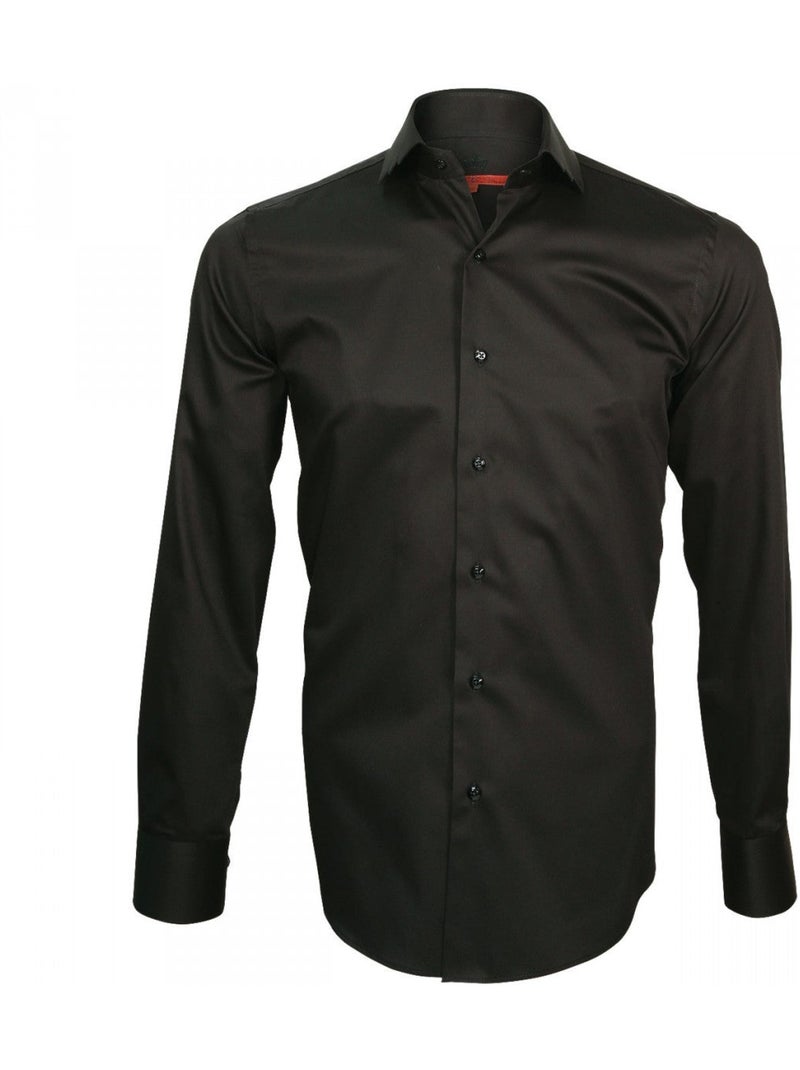 Chemise homme col crocodile coupe cintrée SPARK Andrew Mac Allister Blanc - Kiabi