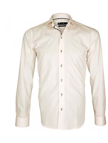 Chemise homme col italien coupe cintrée ADINO Emporio balzani Rose , 44