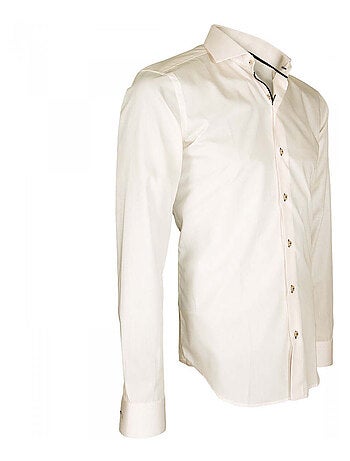 Chemise homme col italien coupe cintrée ADINO Emporio balzani Rose , 44