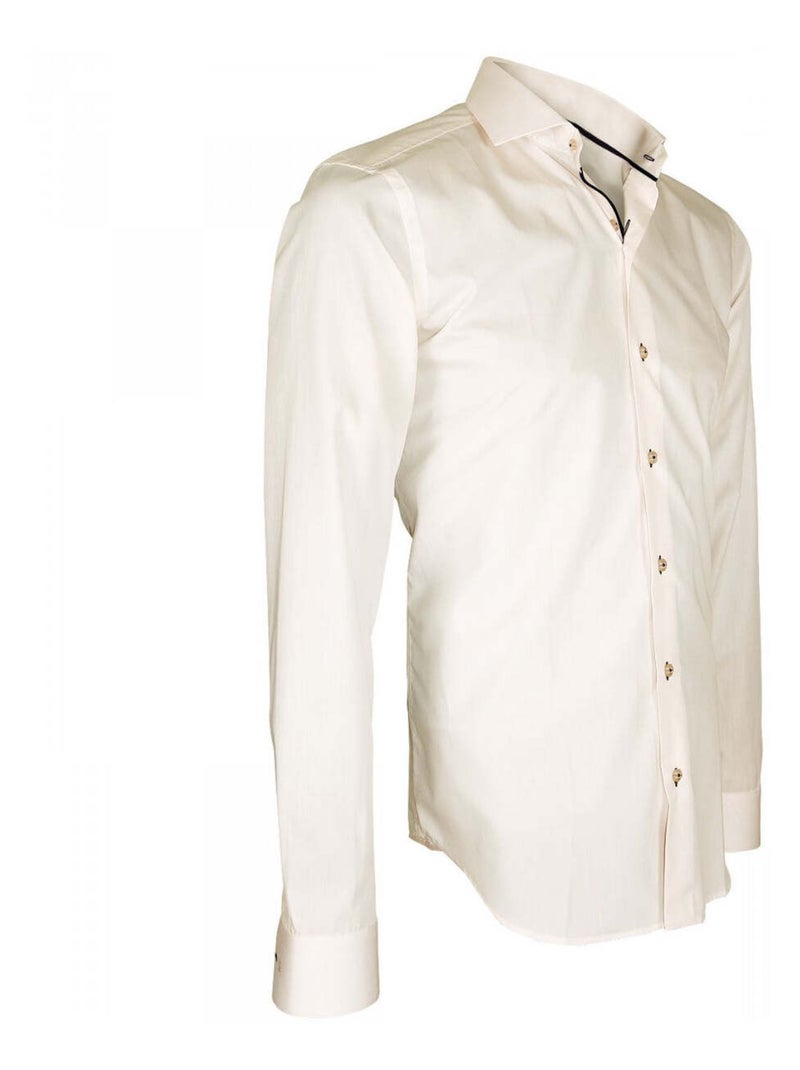 Chemise homme col italien coupe cintrée ADINO Emporio balzani Rose - Kiabi