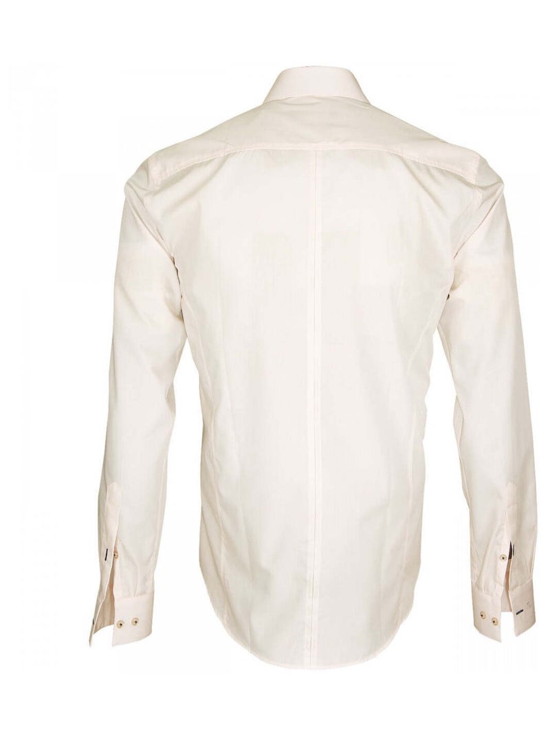 Chemise homme col italien coupe cintrée ADINO Emporio balzani Rose - Kiabi