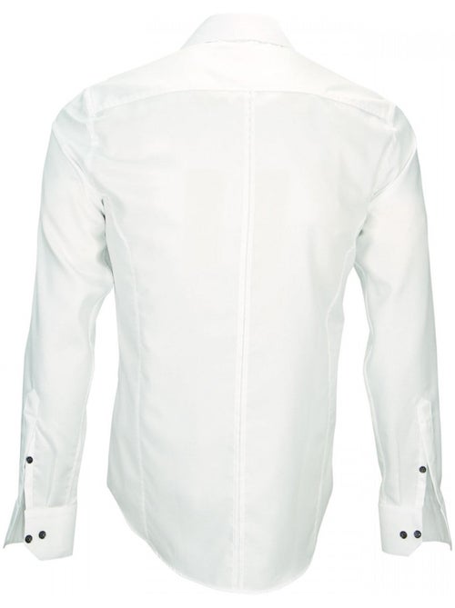 Chemise homme col Italien coupe cintrée HARRY Andrew Mac Allister - Kiabi