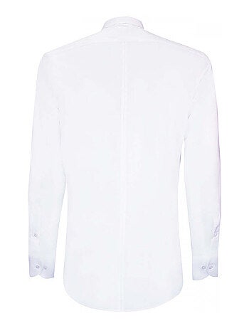 Chemise homme col mao coupe cintrée MAHAUT Emporio balzani Blanc , 42