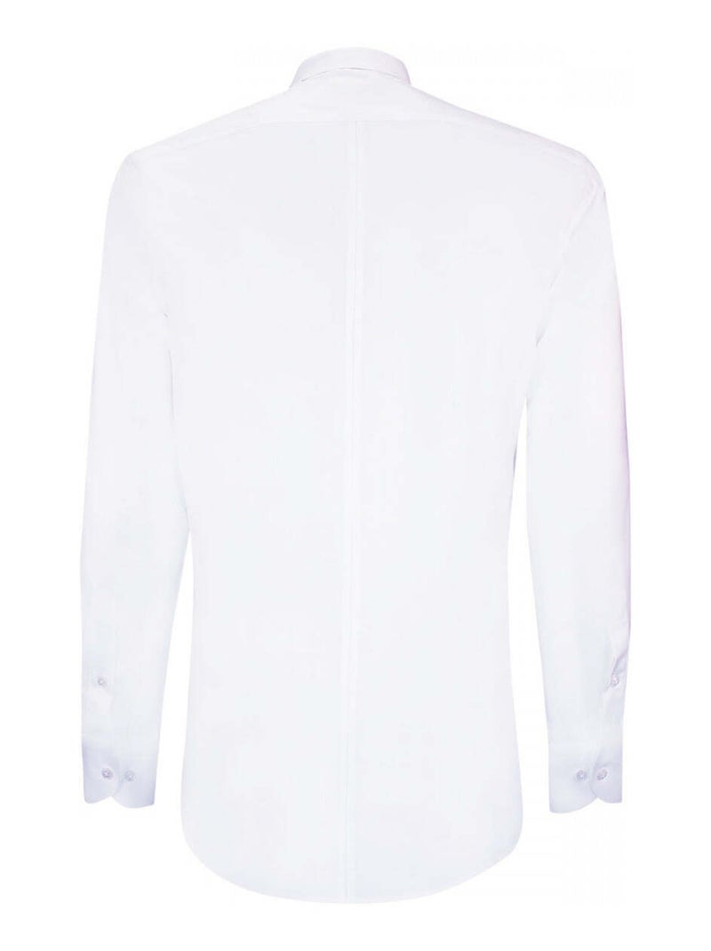 Chemise homme col mao coupe cintrée MAHAUT Emporio balzani Blanc , 44 Blanc - Kiabi