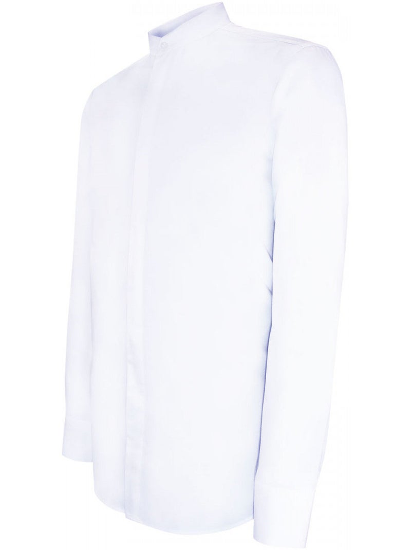 Chemise homme col mao coupe cintrée MAHAUT Emporio balzani Blanc - Kiabi