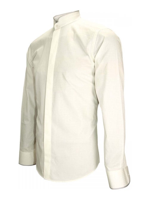 Chemise homme col mao coupe cintrée NORFOLK Andrew Mac Allister - Kiabi Chemise homme col mao coupe cintrée NORFOLK Andrew Mac Allister - Kiabi