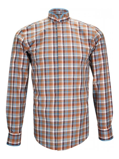 Chemise homme col mao coupe cintrée WINCH Andrew Mac Allister - Kiabi