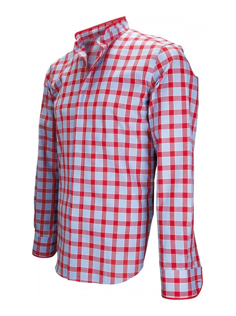 Chemise homme col mao coupe cintrée WINCH Andrew Mac Allister Rose , 38 Rose - Kiabi