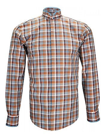 Chemise homme col mao coupe cintrée WINCH Andrew Mac Allister