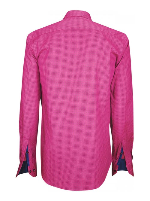 Chemise homme col officier coupe cintrée PUNTO Emporio balzani Rose , 42 - Kiabi