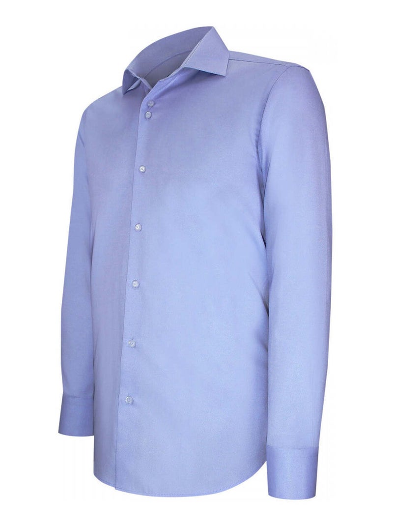 Chemise homme coupe ajustée tissu armuré uni coupe cintrée CUCITO Emporio balzani Gris , 39 Gris - Kiabi