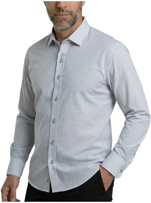 Chemise homme coupe droite à carreaux GIORDANO Emporio Balzani - Kiabi