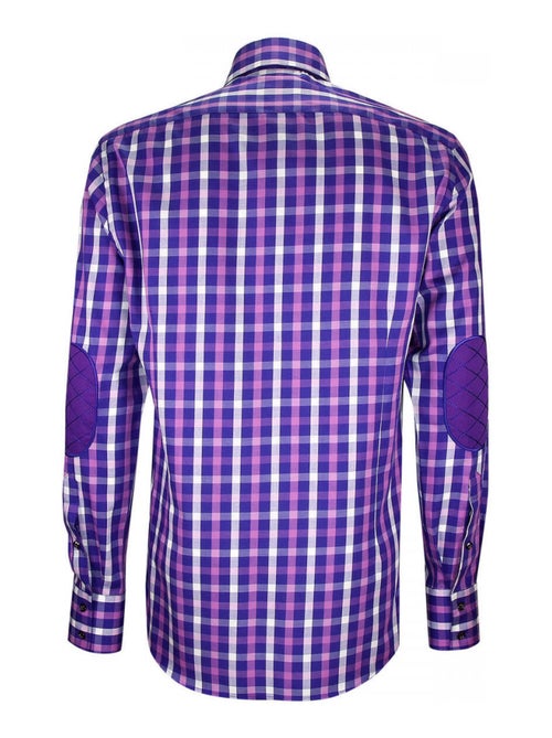 Chemise homme double col à coudières coupe cintrée LORENZO Emporio balzani Vert , 38 - Kiabi