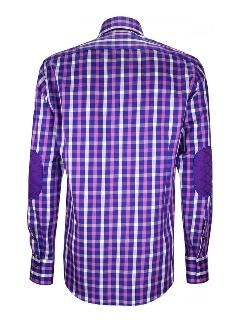 Chemise homme double col à coudières coupe cintrée LORENZO Emporio balzani Vert , 38 Vert - Kiabi