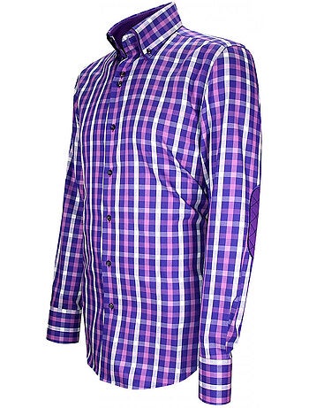 Chemise homme double col à coudières coupe cintrée LORENZO Emporio balzani