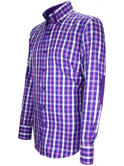 Chemise homme double col à coudières coupe cintrée LORENZO Emporio balzani - Kiabi Chemise homme double col à coudières coupe cintrée LORENZO Emporio balzani - Kiabi