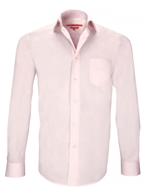 Chemise homme double fil 120,2 coupe cintrée CARNABY Andrew Mac Allister Bleu , 45 - Kiabi