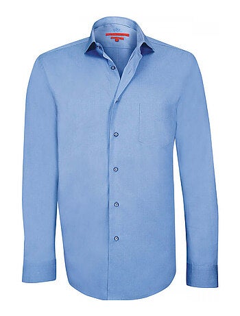 Chemise homme double fil 120,2 coupe cintrée CARNABY Andrew Mac Allister Rose , 39